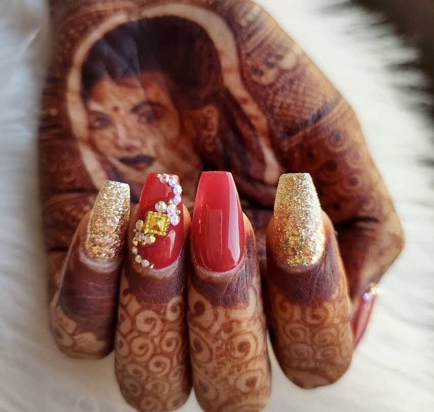 Bridal Nail Art Designs - Indian Bridal Nails Designs in Pune